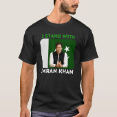 T-shirt I Stand with Imran Khan Pti Party Pakistan Support (Devant)