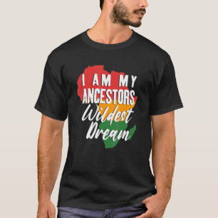 T-shirt I Sur My Ancestors Braconnage Dream Black History