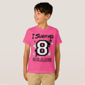 T-shirt I Survie 8e année (Devant entier)