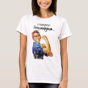 T-shirt I Survié Coronavirus Quarantine