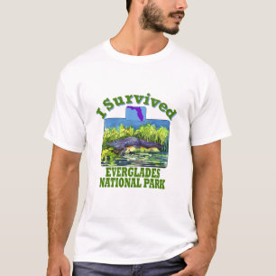 T-shirt I Survive Everglades National Park, Floride