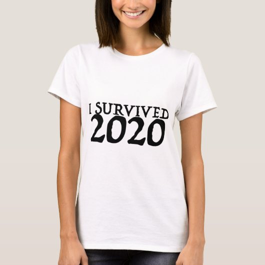 T-shirt I Survived 2020 (Devant)