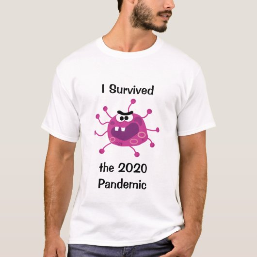 T-shirt I Survived 2020 Pandémie (Devant)