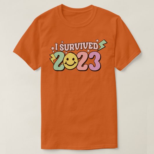 T-shirt I Survived 2023 (Design devant)