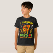 T-shirt I Survived 67 Days Of Cafeteria Chaos Funny Boy Gi (Devant entier)