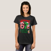 T-shirt I Survived 67 Days Of School Christmas Candy Cane (Devant entier)