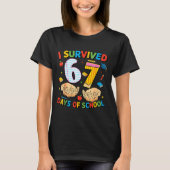 T-shirt I Survived 67 Days Of School Cool Teacher Design (Devant)