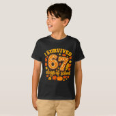 T-shirt I Survived 67 Days Of School Fall Leaves Cute Autu (Devant entier)