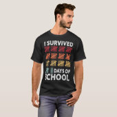T-shirt I Survived 67 Days Of School Funny 67 Counting Mat (Devant entier)