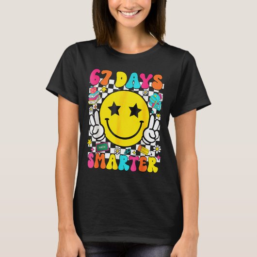 T-shirt I Survived 67 Days Of School Funny 67 Meme Teacher (Devant)