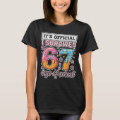 T-shirt I Survived 67 Days Of School Funny 67 Teachers Stu (Devant)
