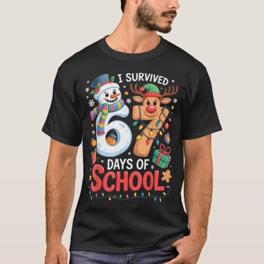 T-shirt I Survived 67 Days Of School Funny Meme Six Seven (Devant)