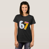 T-shirt I Survived 67 Days Of School Funny Meme Teacher 2 (Devant entier)
