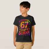 T-shirt I Survived 67 Days Of School Funny Meme Teacher St (Devant entier)