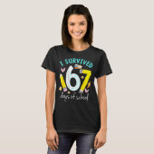 T-shirt I Survived 67 Days Of School Funny Six Seven 6 7 M (Devant entier)