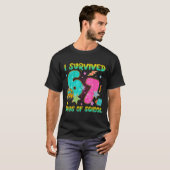 T-shirt I Survived 67 Days Of School Funny Six Seven 6 7 M (Devant entier)