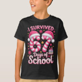 T-shirt I Survived 67 Days Of School - Funny Teachers Stud (Devant)