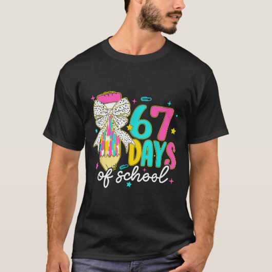 T-shirt I Survived 67 Days Of School Six Seven Meme Teache (Devant)