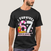 T-shirt I Survived 67 Days Of School Student Humor Design (Devant)