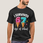 T-shirt I Survived 67th Days School Drip Ice Cream Funny 6 (Devant)