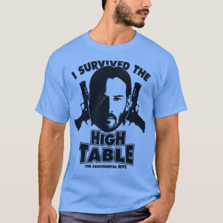 T-shirt I Survived High Table Baba Yaga Keanu Reeves M