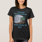 T-shirt I Survived Hurricane Harvey 2017 (Corpus Christi) (Devant)