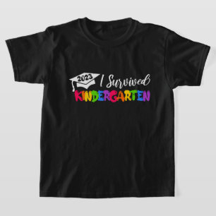 T-shirt I Survived Kindergarten 2023 Grad