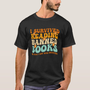 T-shirt I Survived Lecture Interdite Livres Bookaholic 1