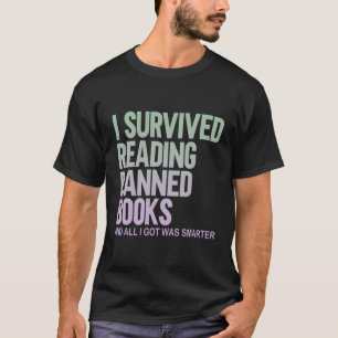 T-shirt I Survived Lecture Interdite Livres Livre Bookahol