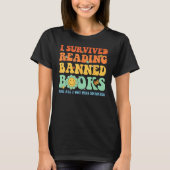 T-shirt I Survived Lecture Interdite Livres Livre Bookahol (Devant)