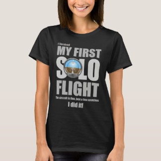 T-shirt I Survived My First Solo Flight