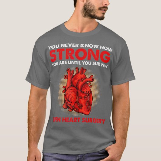 T-shirt I Survived Open Heart Surgery Bypass Recovery (Devant)