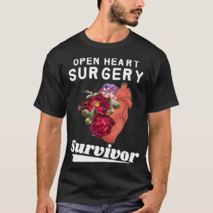 T-shirt I Survived Open Heart Surgery shirt Heart Attack