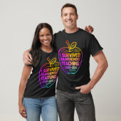 T-shirt I Survived Pandemic Teaching 2020 2021 (Unisexe)