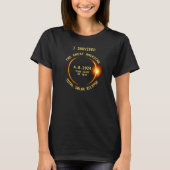 T-shirt I Survived the Total Solar Eclipse 4/8/2024 USA (Devant)