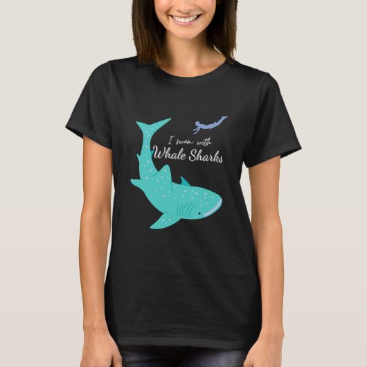 T-shirt I Swam with Whale Sharks Whaleshark (Devant)