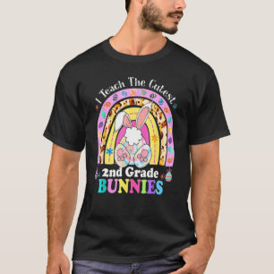 T-shirt I Teach The Cutest 2nd Grade Bunnie Teacher Easte