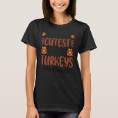 T-shirt I Teach The Cutest Little Turkeys u2013 Pre K Teac (Devant)