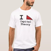 T-shirt I théorie capitale de coeur (Hayek) (Devant)