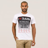 T-shirt I traumatisme de coeur (Devant entier)