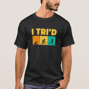 T-shirt I Tri d Graphic Running VTT Triathlon de natation