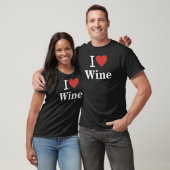T-shirt I ❤️ Vin CUSTOM Hommes (Unisexe)