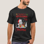 T-shirt I Want A Hippopotamus For Christmas Xmas Hippo 1 (Devant)