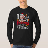 T-shirt I Want A Hippopotamus For Christmas Xmas Hippo Gir (Devant)