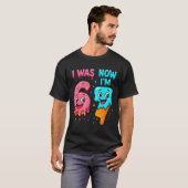 T-shirt I Was 6 Now I'm 7 Years Old Birthday 67 Ice Cream (Devant entier)