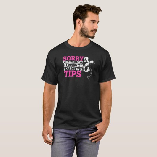 T-shirt I wasn´t expecting tips Waitress gastronomy Premiu (Devant entier)