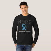 T-shirt I Wear Blue For Moyamoya Awareness Warrior (Devant entier)