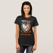 T-shirt I Wear Orange For My Sister MS Multiple Sclerosis (Devant entier)