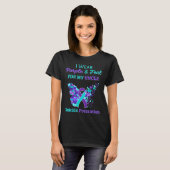 T-shirt I Wear Purple and Teal for My Uncle Suicide Preven (Devant entier)