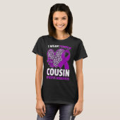 T-shirt I Wear Purple For My Cousin Epilepsy Awareness Leo (Devant entier)